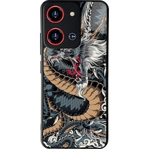 Reeder S19 Max Pro S Zoom Ejderha Tasarımlı Glossy Telefon Kılıfı Çok Renkli