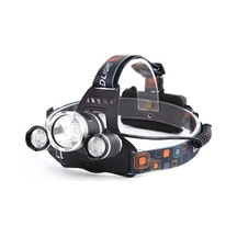 3 Başlıklı Şarjlı Kafa Feneri Wt-256 Çok Renkli