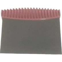 Desen Saplı Çelik Paslanmaz Spatula Çelik Gri Diğer