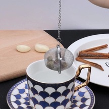 Paslanmaz Çelik Çay Demlik Küre Kilitleme Çay Topu Renkli