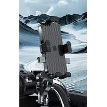 360 Koruma Bisiklet Motorsiklet Scooter Atv Motosiklet Gidon Bağlantılı Telefon Tutucu Tutacağı