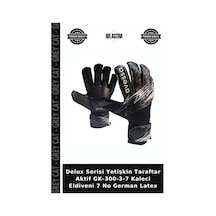 Delux Serisi Yetişkin Taraftar Aktif Gk-300-3-7 Kaleci Eldiveni 7 No German Latex Çok Renkli