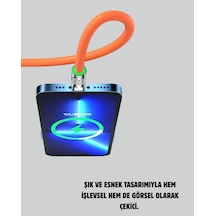 Ilkeshop 120w Şarj Destekli 3 Ü 1 Arada Çoklu Şarj Kablosu 1.2 Metre