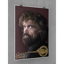Game of Thrones Poster 45x60cm Tyrion Lannister Afiş - Kalın Poster Kağıdı Dijital Baskı