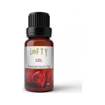 Lofty Gül Saf Uçucu Yağ 10ml -%100 Doğal Esansiyel Yağ Buhurdanlık, Difüzör Ve Oda Kokusu İçin Ferahlatıcı Etki Diğer