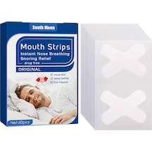 Hangfox South Moon Uyku Ruhu Sağlamak İçin Burun Açıcı Horlama Durdurucu Bandı 60 Adet