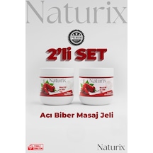 Naturix Paprika Biberli Balsam Masaj Jeli 2 x 500 ML