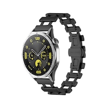 Gear S3 Uyumlu Ardx- Krd-96 22mm Metal Kordon-siyah