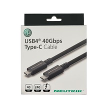 Usb4 40gbps Typce-c Kablo 0,8 M