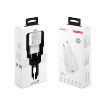 Alan Tech Metro Serisi Zr-tc01 Lightning 2 İn 1 Şarj Seti - Beyaz Beyaz