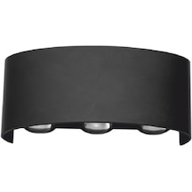 1 Adet Cata Ct 8011 Haiti 10w Dış Mekan Led Aplik 2700k Amber 10 Parça Siyah