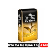 Beta Tea Taç Yaprak Siyah Çay 4x1 Kg