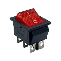 Tuşlu Anahtar Işıklı Kare büyük Boy 6 Fiş on/off N11.17575