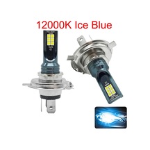 2 Adet H4 H7 Led Far H11 H8 H9 H10 H1 H3 Araba Sis Ampuller 9005 9006 Oto 12000k Blue Color H1 1 Piece Set