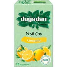 Doğadan Yeşil Çay Limonlu Bitki Süzen Poşet 20'li