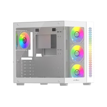 James Donkey Stark S800 4xargb Temperli Cam 750w 80+ Bronze Atx Beyaz Gaming Oyuncu Kasa