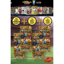 Panini Adrenalyn Fifa 365 - 2025 Premium Gold Card - Özel Futbolcu Kartları - 4 Paket