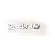 Mercedes Uyumlu S 400 Krom Bagaj Yazısı