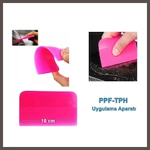 Bezos Ppf/tph Silikon Çekçek Ragle Cam Filmi Çekme Uygulama Aparatı Pembe 10x7.5cm Nxrlvng