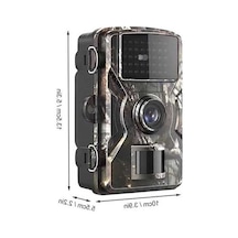 Pazly Ankatek Fotokapan Kamera 12mp 1080p Doğa Outdoor Gece Görüşlü K Yeşil Yeşil