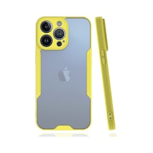 Newface - 36 - İphone 14 Pro Kılıf Platin Silikon - Edntrend - - Sarı