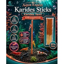 Aqua Expert Karides Sticks Karides Yemi 10 Lu Paket Doğal Besleyici Çubuk Yem Özel Formül - Askantansin