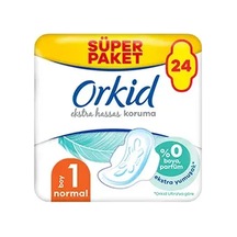 5 Adet Orkid Ekstra Hassas Dörtlü Paket Normal 24'lü