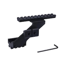Kapsamı Ray Montajı 22mm Picatinny Üst Alt Ray Siyah