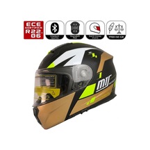M966 V2 Wx92 Motosiklet Kaskı Güneş Vizörlü Çene Açılır Motorcu Kask Çok Renkli