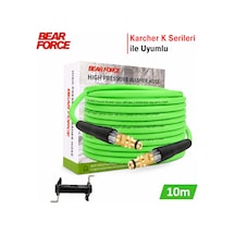 Robeve Bear Force Flexible Hortum Bosch Aquatak Uyumlu 10 Metre Basınçlı Yıkama Hortumu 200 Bar 2900 Psı Ultra Esnek Kırılmaya Dayanıklı Premium Hortum