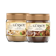 Gürsoy Sütlü Fındık Kreması 400 Gr & Kakaolu Fındık Kreması 400 Gr