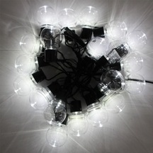 Jms Kongdii Soğuk Beyaz 6 M/11 M Led Küre Işık Led Festoon Ampul Peri Işık 6m 20 Bulbs