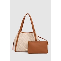 U.S. Polo Assn. Kadın Bej Çanta 50333669-vr011