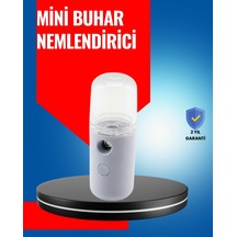 Mey İthalat Mini Şarjlı Buhar Nemlendirici Taşınabilir, Enerji Tasarruflu, Kablosuz Kullanım