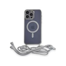 Apple İphone 12 Pro Kılıf Divo Lazer Askılı Magsafe Kapak