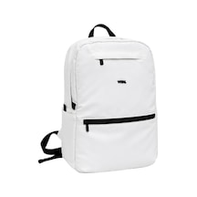 Çantaland 15.6 Laptop Uyumlu Su Geçirmez Unisex Okul Ve Günlük Sırt Çantası Beyaz