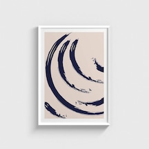 Brush 2 Tablo Çerçeveli Poster Duvar Dekorasyonu Beyaz Çerçeveli Tablo Beyaz Çerçeveli Tablo Dn11d190beyaz