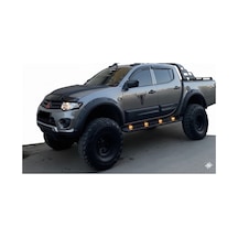 2007-2014 Mitsubishi L200 Kapı Gövde Kaplama Koruma Kabartma Mat Siyah