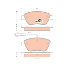 Fiat Grande Punto On Fren Balatasi 1.3 Multijet 2006-2012 Trw Gdb1842
