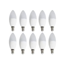 7 W Buji Led Ampül E14 -ince E14 Duy-avize Ampülü-3000k Günışığı 6 Adet