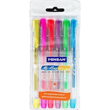 Pensan 6 Renk Neon Jel Kalem