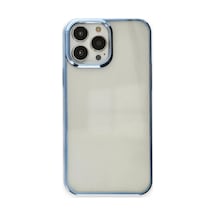 Newface Apple Uyumlu - iPhone 14 Pro Max Kılıf Element Silikon - Sky Blue