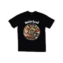 Motörhead Baskılı Unisex %100 Pamuk Siyah T-shirt SIYAH