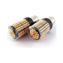 Turuncu Led Sinyal Ampülü 144 Led 93 P21w Yüksek Kalite Premium Ürün Standart