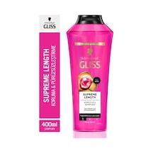 Gliss Supreme Length Koruyucu Şampuan Yağlı Köklü Kuru Uçlu Saçalar 400 Ml Tüm Saç Tipleri