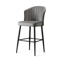 Mymassa Rubi Bar Sandalyesi Gri