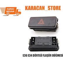 Bmw E34 E36 Dörtlü Flaşör Düğmesi