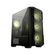 3x120mm Argb Fan Ve Temperli Cam İle Gaming Bilgisayar Kasa, Matx