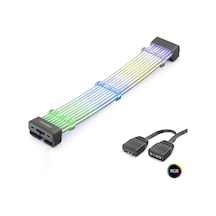 Silikon Işıklı Bükülebilir Argb Light Board 28 Pin - Siyah Nd2803