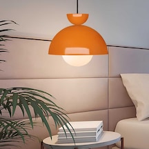 Homing Nuuq Camlı Metal Sarkıt 241338 Turuncu